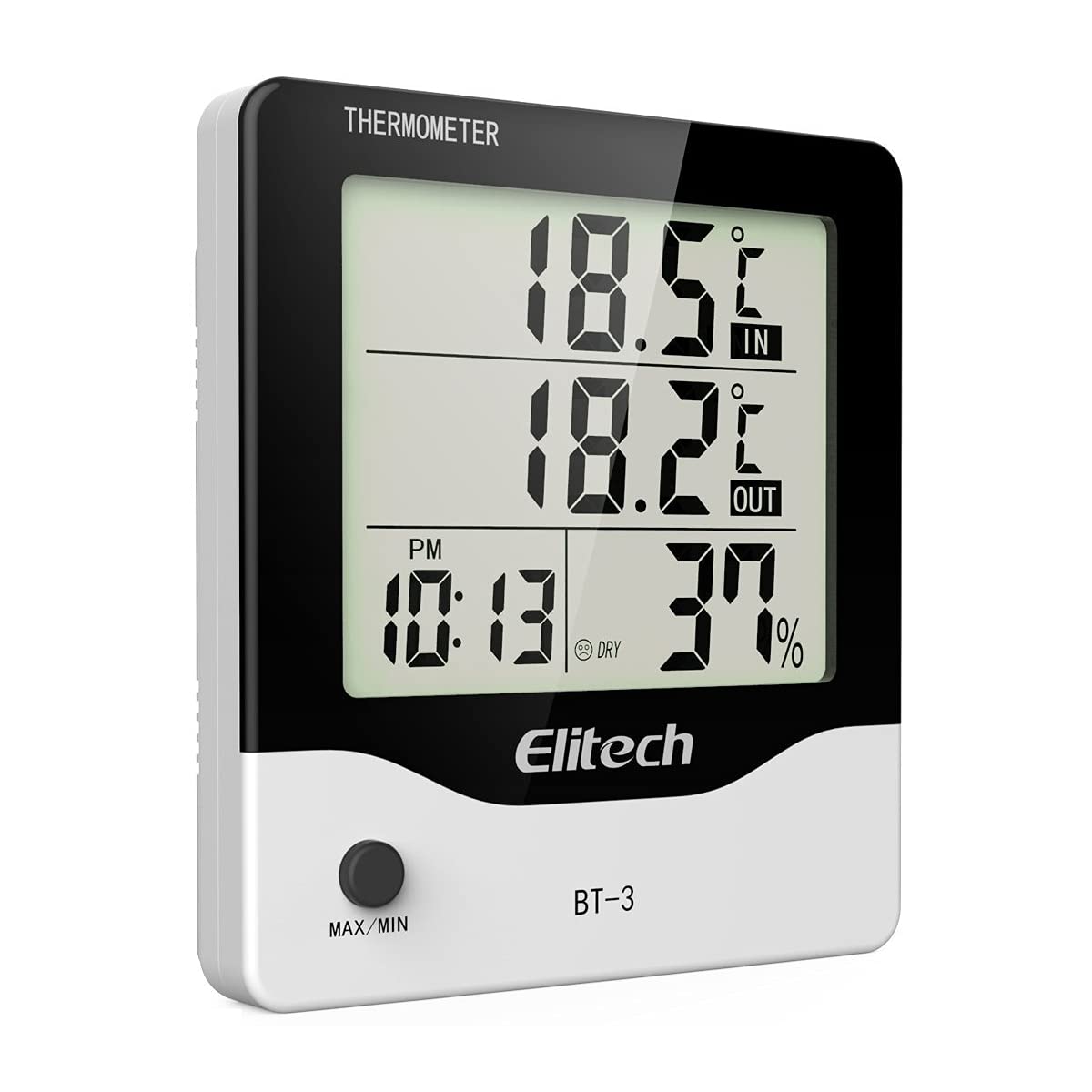 Elitech BT-3 Digital Hygrometer Thermometer Temperature and Humidity Monitor Indoor/Outdoor