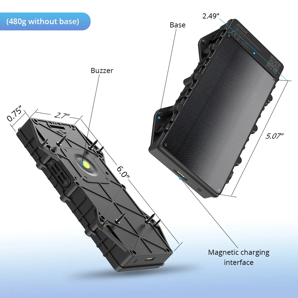 Jimi Iot LL303 4G LTE Solar Power Container GNSS Tracker