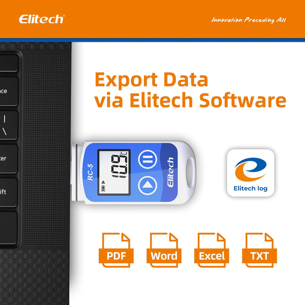 Elitech RC-5 USB Temperature Data Logger With 32000 Recording Points