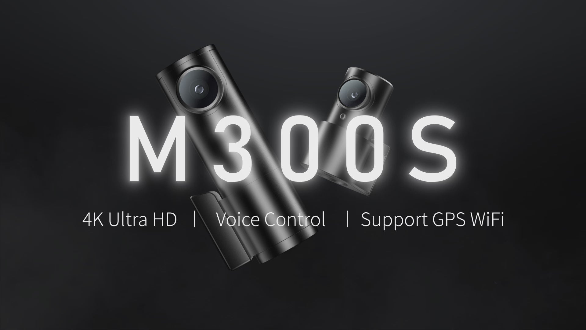 AZDOME M300S Car Recorders 4K+1080P Rear Camera 800MP Lens GPS
